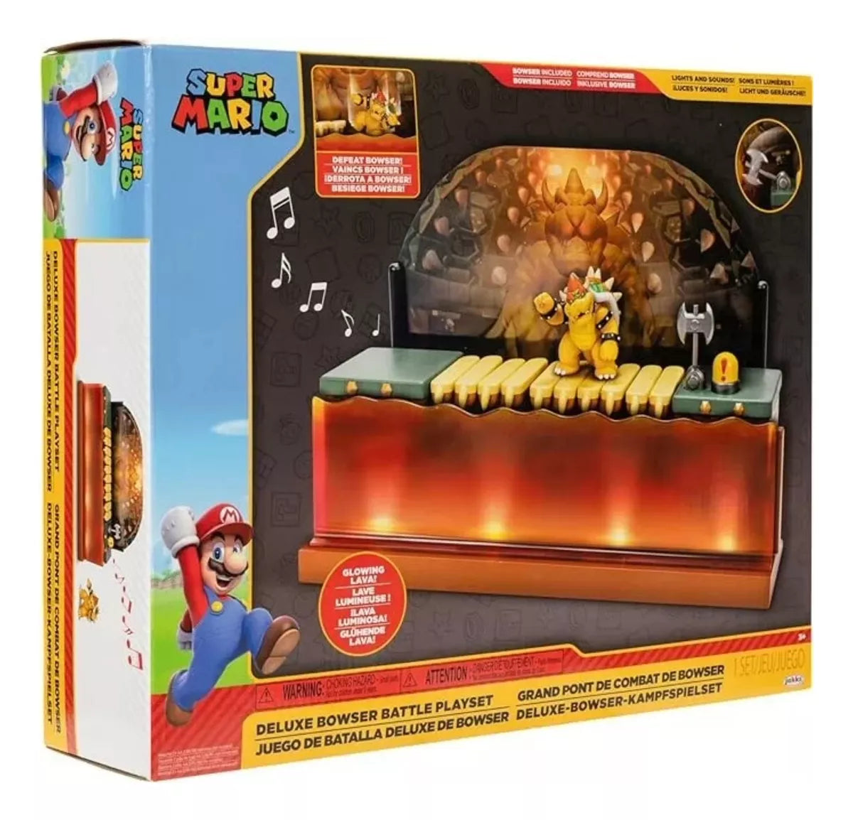 Juego De Batalla Deluxe De Bowser Con Sonido y Luces Nuevo