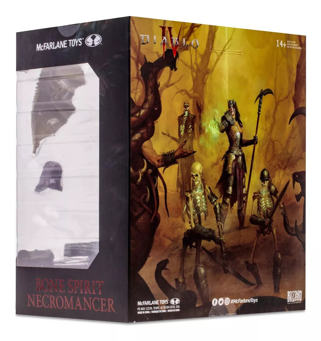 LIQUIDACIÓN!! Mcfarlane Estatua: Diablo Iv - Nigromante Bone Spirit Common