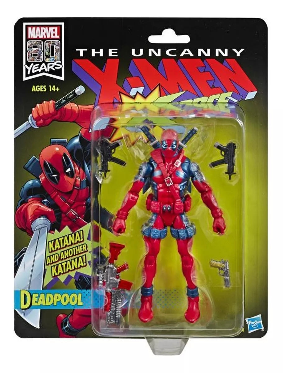 Deadpool Marvel Legends The Uncanny X-men Retro 80 Años