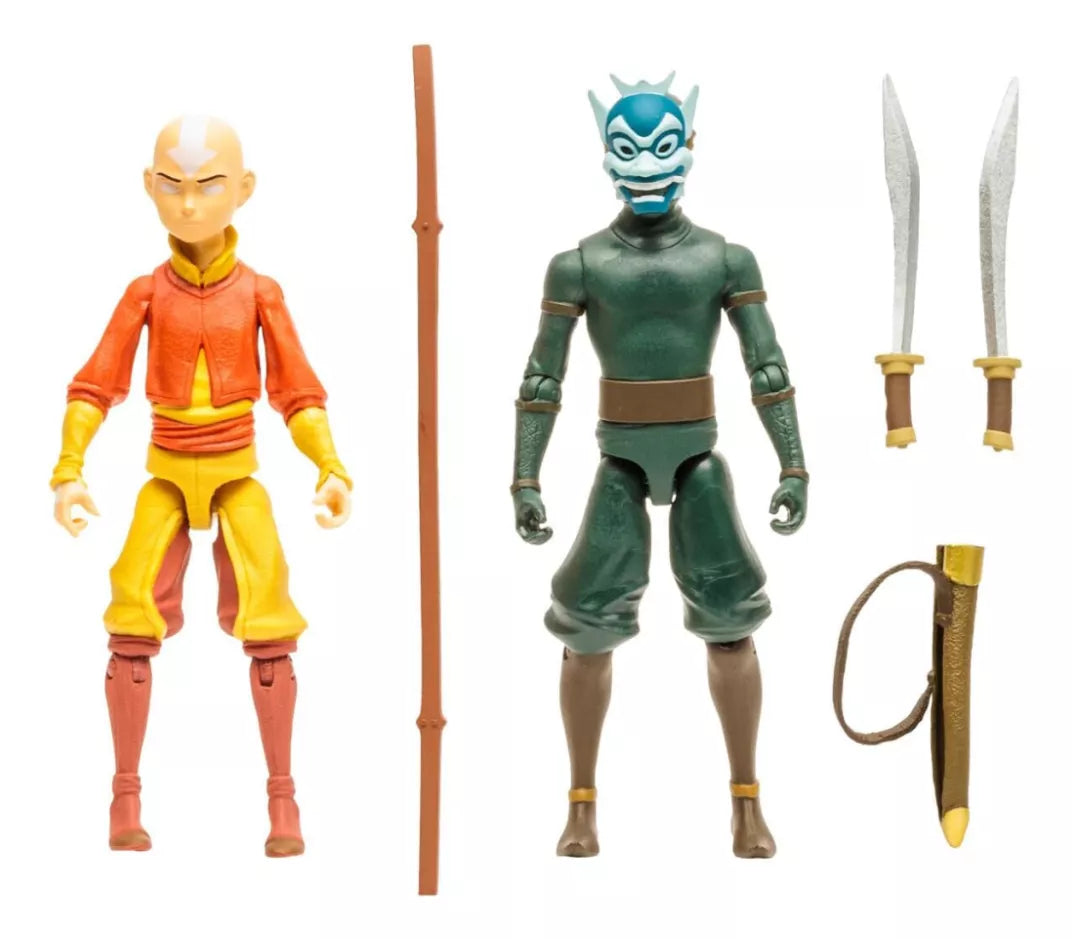 Mcfarlane Avatar The Last Airbender Aang Vs Zuko