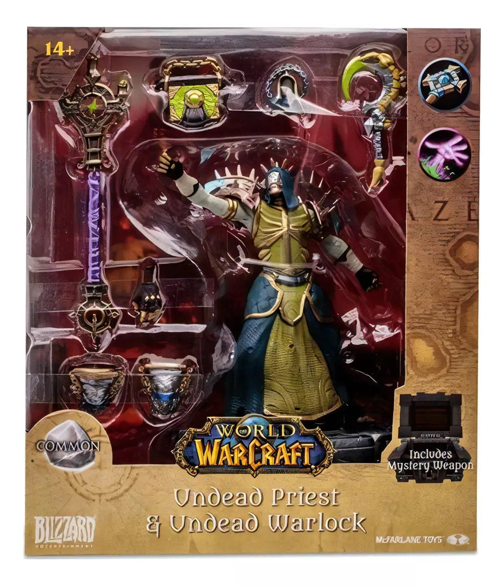 Undead Priest Warlock Common Mcfarlane World Of Warcraft Figura