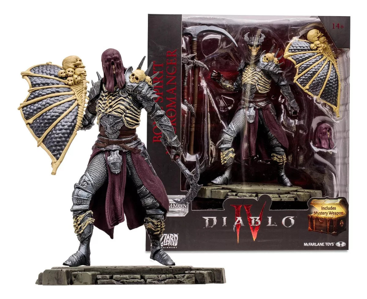 LIQUIDACIÓN!! Mcfarlane Estatua: Diablo Iv - Nigromante Bone Spirit Common