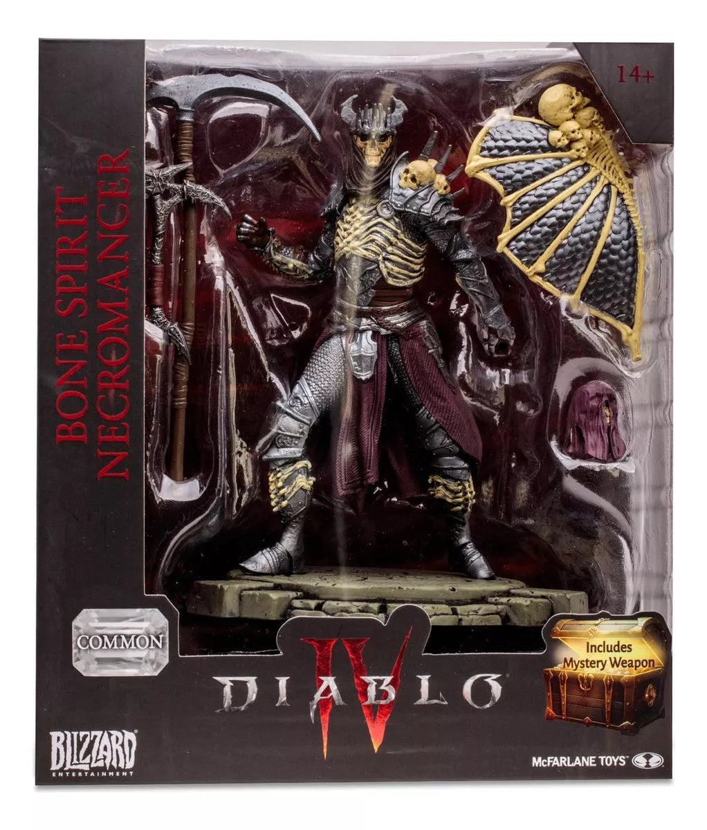 LIQUIDACIÓN!! Mcfarlane Estatua: Diablo Iv - Nigromante Bone Spirit Common