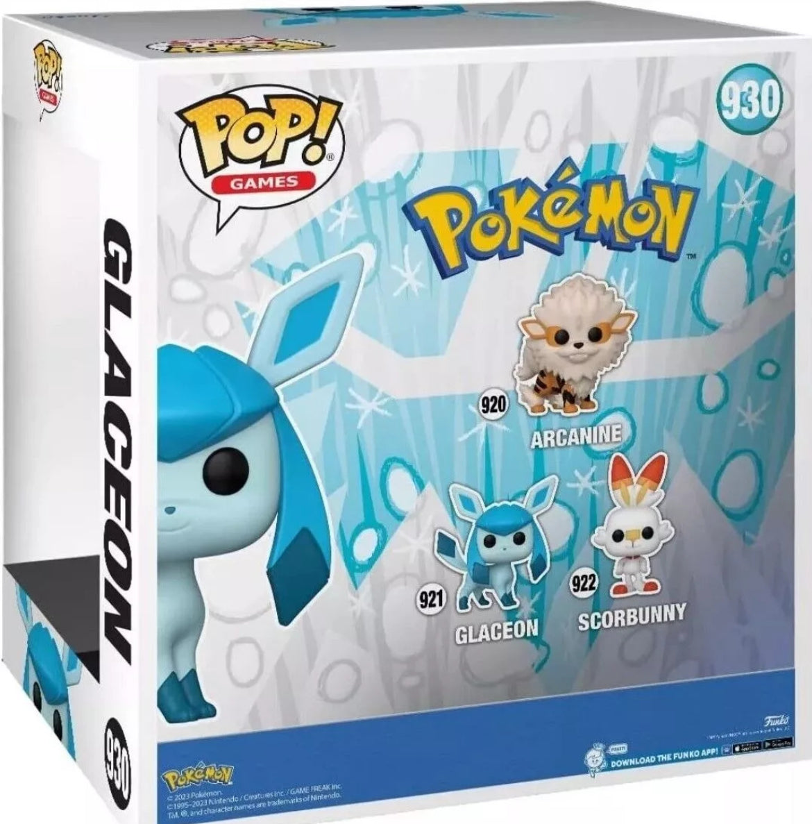 Pokémon Funko Pop! Jumbo Glaceon Edicion Especial Nuevo