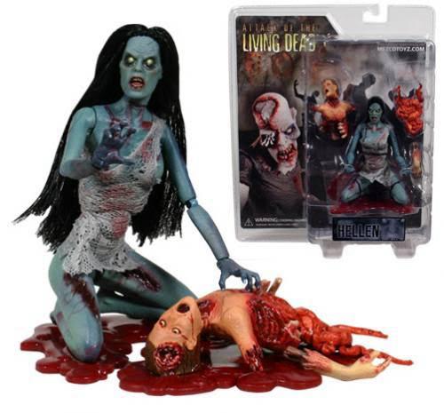 Attack Of The Living Dead Hellen Phase 2 Colour Figure by MEZCO